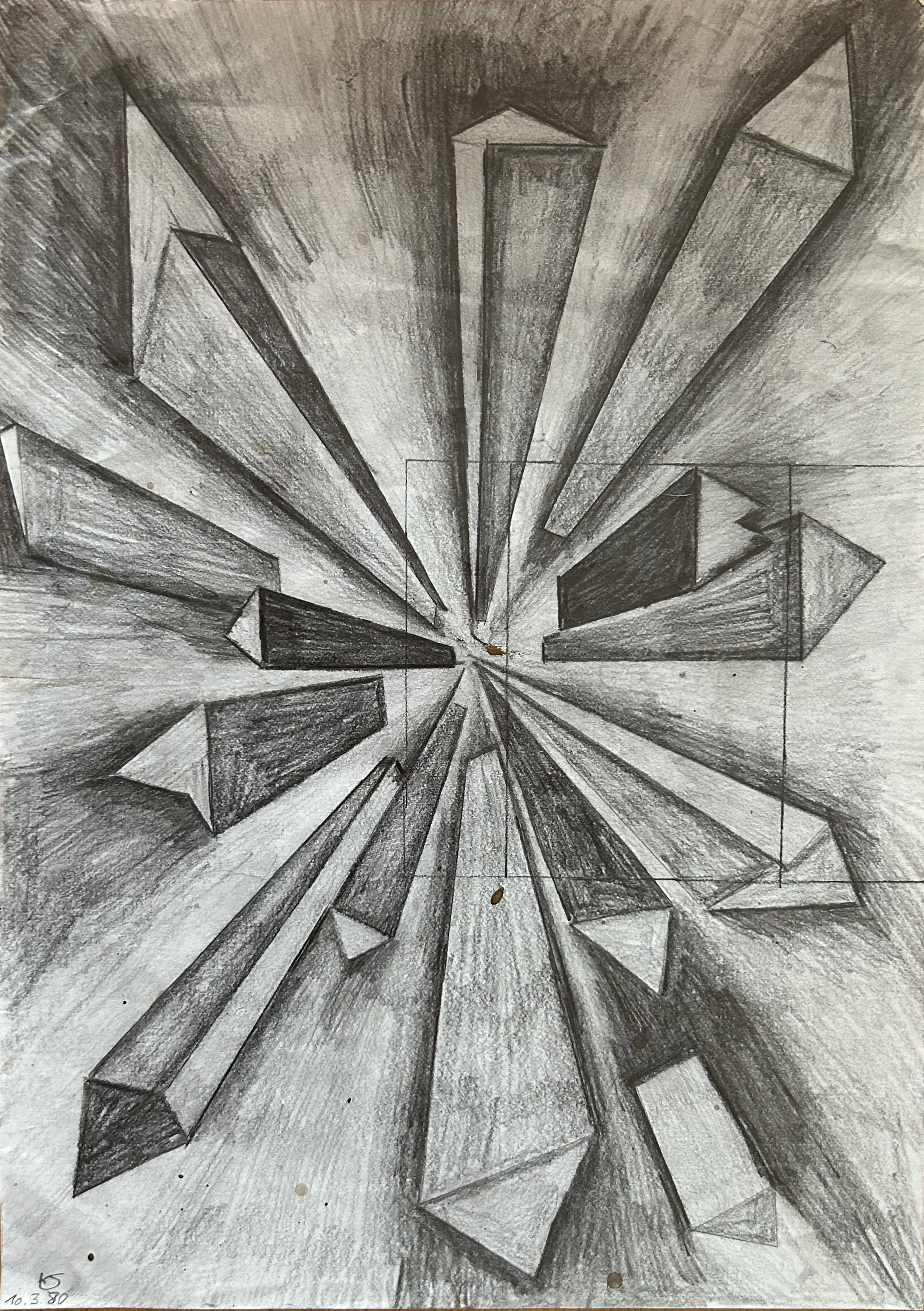 March 3rd 1980: DIN A4, pencil on paper